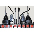 Hydraulic Valve 70L/min 8-sections, 2x Joystick+2xelectrical (A-B 1/2"; P-T 3/4")