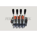 Hydraulic Valve 80L/min 4-sections, 2 floating (L12) (P-A-B 1/2"; T 3/4") (BADESTNOST)