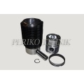 Engine Repair Kit T-40/T-25/T-16, 2 oil rings (piston+liner+rings+finger+lock clips) (KOSTROMA)