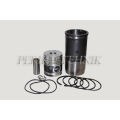 Engine Repair Kit D-240, 2 oil rings, (piston+liner+piston rings+piston axle+circlips) (ZAVOD DVIGATEL)