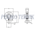 Hydraulic Cylinder Rod Bearing GK 15 (TS15C)