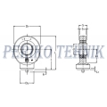 Hydraulic Cylinder Rod Bearing GK 15 (TS15C)