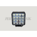 Work lamp LED 48W (16x3W) 12/24V, square, flood (KAMAR)