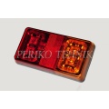 Rear lamp 16xLED 12/24V, red/yellow lens