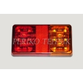 Rear lamp 16xLED 12/24V, red/yellow lens