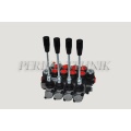 Hydraulic Valve 40L/min 4-sections (A-B 3/8"; P-T 1/2") (BADESTNOST)