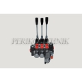 Hydraulic Valve 40L/min 3-sections, 1 floating (K16) (A-B 3/8"; P-T 1/2")