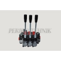 Hydraulic Valve 40L/min 3-sections, 1 floating (K16) (A-B 3/8"; P-T 1/2")