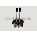 Hydraulic Valve 80L/min 2-section, 1 floating (L12) (P-A-B 1/2"; T 3/4") (BADESTNOST)