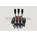 Hydraulic Valve 80L/min 3-sections, 3 floating (L12) (P-A-B 1/2"; T 3/4") (BADESTNOST)