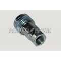 Female quick-coupling ISO-A DN06, BSP 1/4" female thread