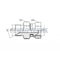 Adapter Male BSPP 1/2" - Swivel Female BSPP 1/4"