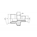 Reducing Adapter Male BSPP 1/4" - Metric Male M16x1,5