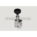 Pressure Relief Valve 3/8", handknob, 100-350bar