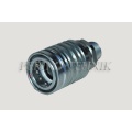 Female quick-coupling push-pull DN13, M20x1,5 male thread (cone 60 deg)