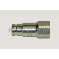 Male Quick Coupling ISO-16028 10 FLAT, BSP 3/8" female thread