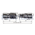 Male Quick Coupling ISO-16028 10 FLAT, BSP 3/8" female thread