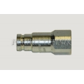 Male Quick Coupling ISO-16028 10 FLAT, BSP 1/2" female thread