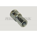 Female Quick Coupling ISO-16028 10 FLAT, BSP 3/8" female thread