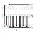 Ferrule 1/4" 2SC non skive