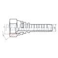 Straight female fitting JIC 7/16" - DN06