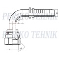 Elbow 90° female fitting JIC 1/2" - DN06