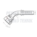 Elbow 45° female fitting JIC 7/16" - DN06