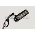 LED Strobo Lamp, amber 4xLED R65 R10