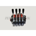 Hydraulic Valve 80L/min 4-sections, 3 floating (L12) (P-A-B 1/2"; T 3/4") (BADESTNOST)