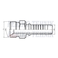 Straight male fitting BSP 1/4" - DN08